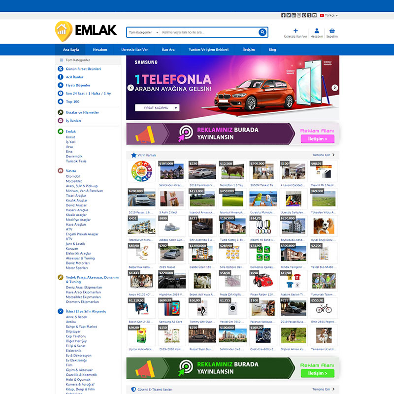 İlan Yönetim Web Sistemi